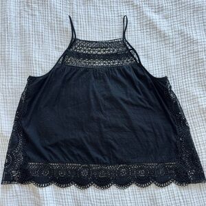 Gap Black Lace Tanktop